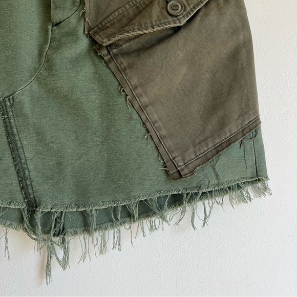 Mother The G.I. Jane Mini Skirt in On the Double - Picture 6 of 16